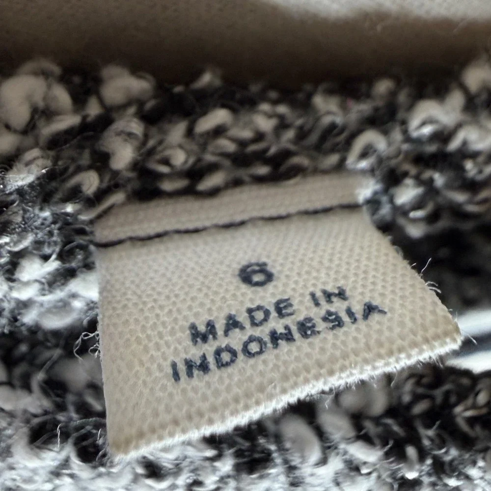 Gap Sleeveless Tweed Dress size 6‎ Black/White